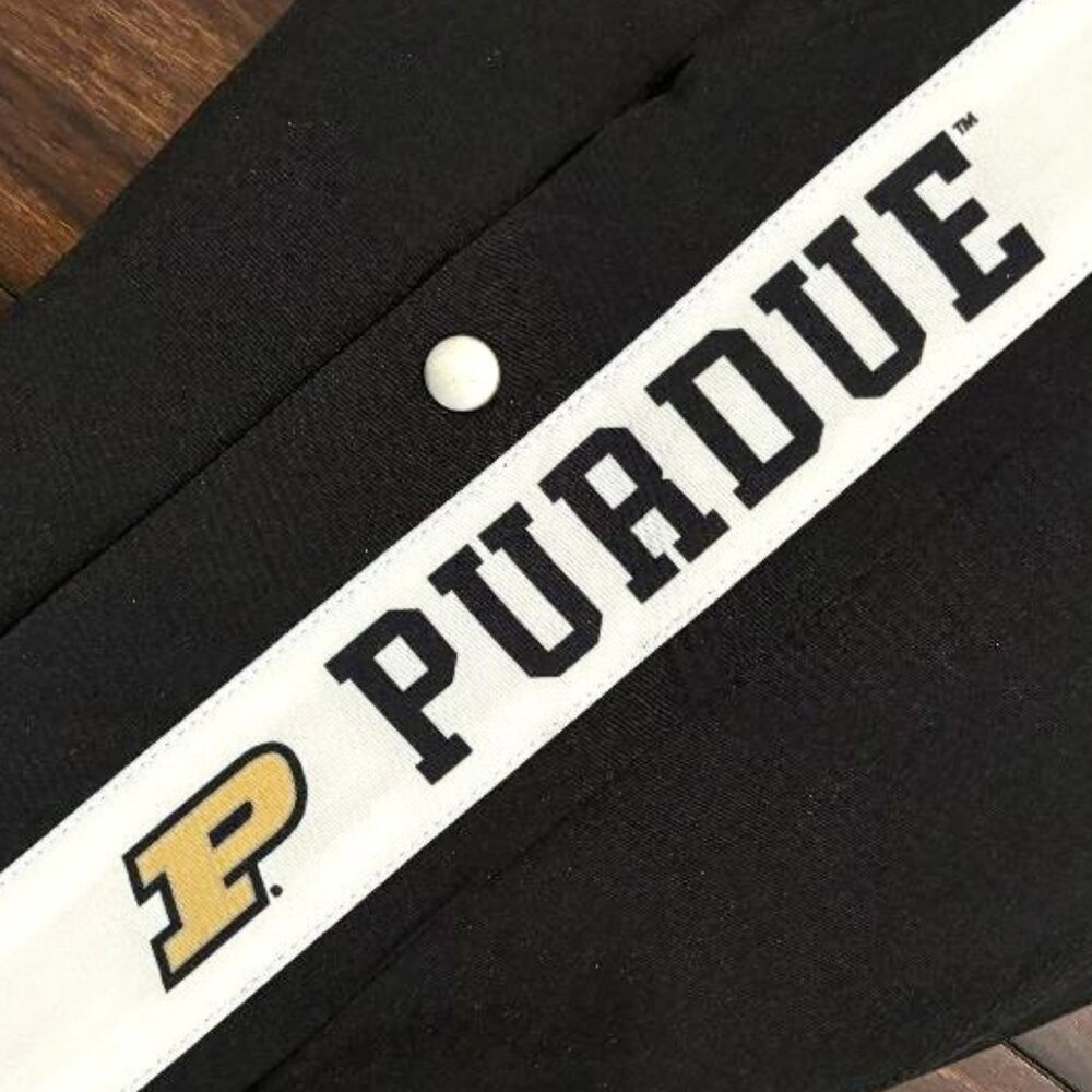 GAME NWT Womans Black PURDUE University Collegiate Tear Away Swishy Pants SZ S - Picture 2 of 9